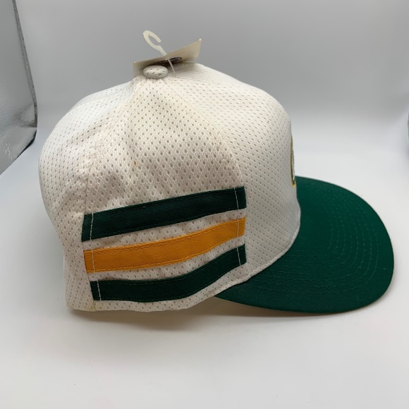 Vintage 90s Team NFL Green Bay Packers G Logo Striped Snapback Hat WITH TAGS! - Picture 5 of 15